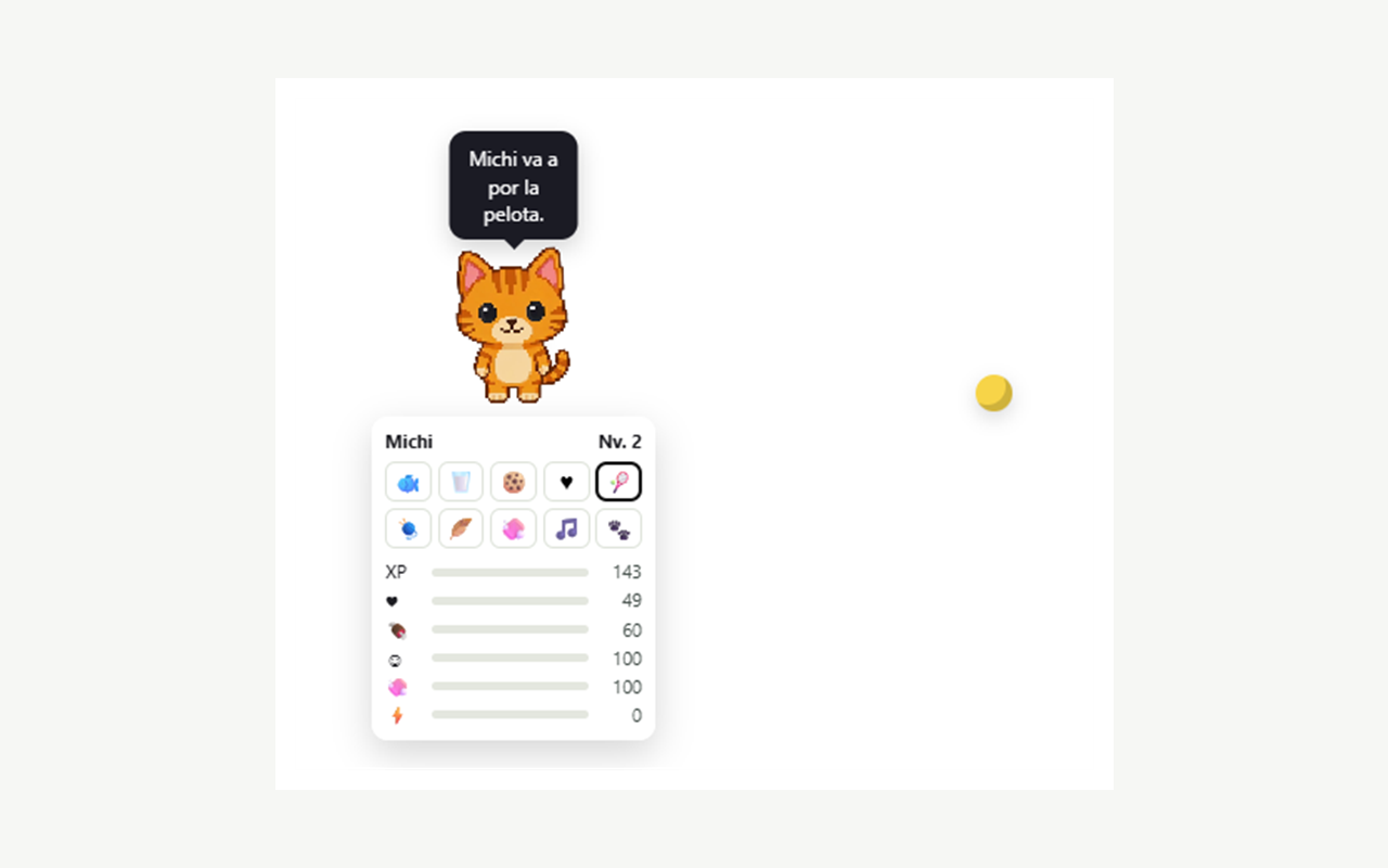 Popup de sesiones de foco de MyPET